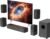 5.1.2 Virtual Surround Sound System for Small Rooms, Compact Smart TV Sound Bars Home Theater w/4 Wired Speakers, Clear Voice & Deep Bass, 5.25” Wired Subwoofer Soundbar Easy Setup, ARC/OPT/BT, 2026