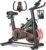 Exercise Bike, Magnetic Resistance Stationary Bikes for Home with App Compatible, Silent Indoor Cycling Bike with 350lbs Weight Capacity Comfortable Seat, Digital Monitor & Phone Mount