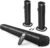 Puriom Sound Bar for Smart TV, 100W Sound Bar with Bluetooth 5.3/ARC/Opt/AUX Connect, 2-in-1 Detachable Home Soundbar, Home Theater Speaker & Bass Effect, for TV/PC/Projectors
