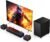 Miroir 5.1 Sound Bar with Dolby Atmos, with Wireless Subwoofer and 2 Surround Speakers, 410W Bluetooth Surround Sound System, Immersive Home Theater System for HDMI eARC/Opt/AUX/BT