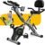 Exercise Bike, 5 in 1 Foldable Stationary Bike for Seniors, 16-Level Adjustable Magnetic Resistance, Indoor Workout Bike with 330LB Capacity, Comfortable Seat Backrest X-bike