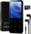 144GB MP3 Player, Bluetooth 5.2 Music Player, HiFi Sound Digital Music, Built-in HD Speaker, FM Radio, Voice Recorder, Earphones Included, MP3 Player for Friends, Kids, Students, Seniors (Black)