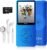 MP3 Player, Music Player with 16GB Micro SD Card, Build-in Speaker/Photo/Video Play/FM Radio/Voice Recorder/E-Book Reader, Supports up to 128GB (Dark Blue)
