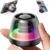 Magnetic Bluetooth Speaker, Mini Speaker, Teen Gift Ideas, Loudspeaker with Bass Diaphragm, 5W Internal-Magnet Speaker, 7H Playtime,TWS, RGB Light, TF Card Slot