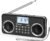 Small Digital FM Radio with Bluetooth Speaker, Good Sound, TF Card/USB Playback, Mp3 Player with Speaker, Headphone Jack, USB C Rechargeable Radio fm, Indoor and Outdoor, Bluetooth Radios(NO AM)