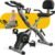 Exercise Bike, 5 in 1 Foldable Stationary Bike for Seniors, 16-Level Adjustable Magnetic Resistance, Indoor Workout Bike with 330LB Capacity, Comfortable Seat Backrest X-bike