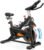 Merach Exercise Bike for Home Gym, Low Noise Stationary Bike with Brake Pad, Indoor Workout Bike with Self-Developed App, Tablet Mount and Fitness Courses for Weight Loss, 300 Lb Weight Capacity