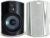 Polk Audio Atrium 4 Outdoor Speakers with Powerful Bass (Pair, White), All-Weather Durability, Broad Sound Coverage, Speed-Lock Mounting System