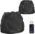Outdoor Speakers Bluetooth Waterproof Patio TWS Connection Outdoor Bluetooth Speakers Wireless Solar Powered and Rechargeable Rock Speaker for Patio Pool,Backyard (Black, 2 Pack)