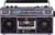 QFX J-220BT Purple Boombox MP3 Conversion from Radio to Cassette with 4-Band (AM, FM, SW1, SW2) Radio with Bluetooth, Dual 3” Speakers, Built-in Microphone, Recorder, and a 3-Band Equalizer