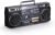 aiwa Retro Boombox BackTrack CD Player with Cassette Recording, Bluetooth 5.0, FM/AM Radio, USB/SD/AUX Inputs, VU Meters, LCD Display, Dual 40W Speakers (Black and Gold)