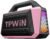 Wireless Bluetooth Speakers – Portable Speaker 80W Peak, 20H Playtime, Light Shows, Loud Speaker with Strong Bass, BT 5.3, TWS, IPX6 Waterproof for Home Travel Outdoor Beach Camping – Pink