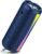 Portable Bluetooth Speaker, 2026 Bluetooth Wireless Speaker 5.4 with RGB Lights, 30H Playtime with Deep Bass, IP7 Waterproof, TWS Pairing, Portable Speaker for Travel/Party/Home/Gifts, Blue