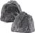 Theater Solutions 2R8G Outdoor Granite 8″ Rock 2 Speaker Set for Deck Pool Spa Yard Garden